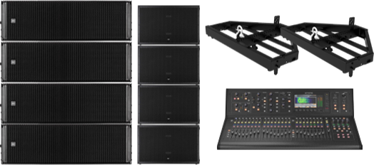 SOUND SYSTEM 20 KW-25KW ( LINEARRAY)